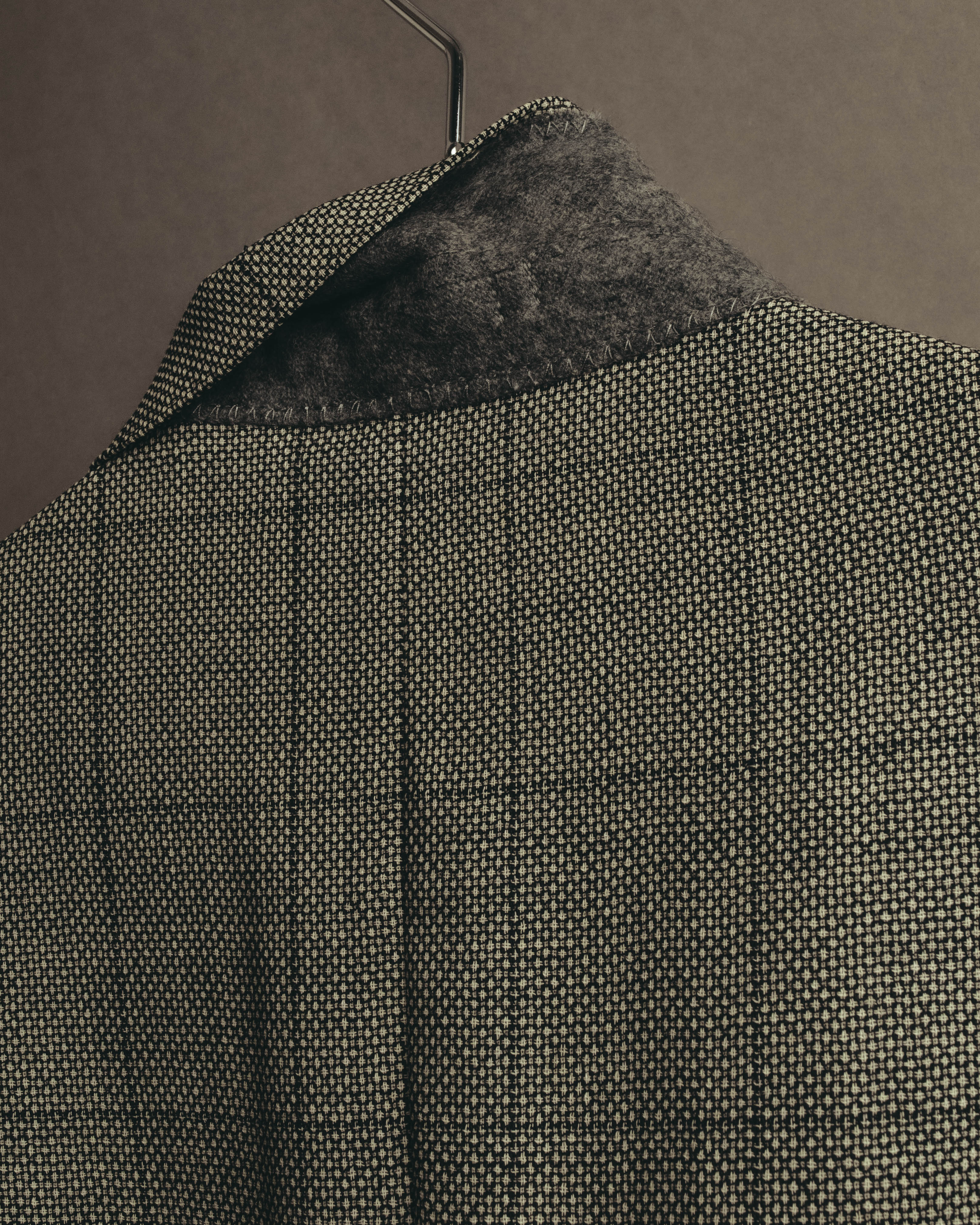 "Pierre Balmain" 80's-90's Windowpane check wool blazer
