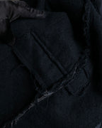 "tricot COMME des GARCONS" Fringe cut design tailored jacket
