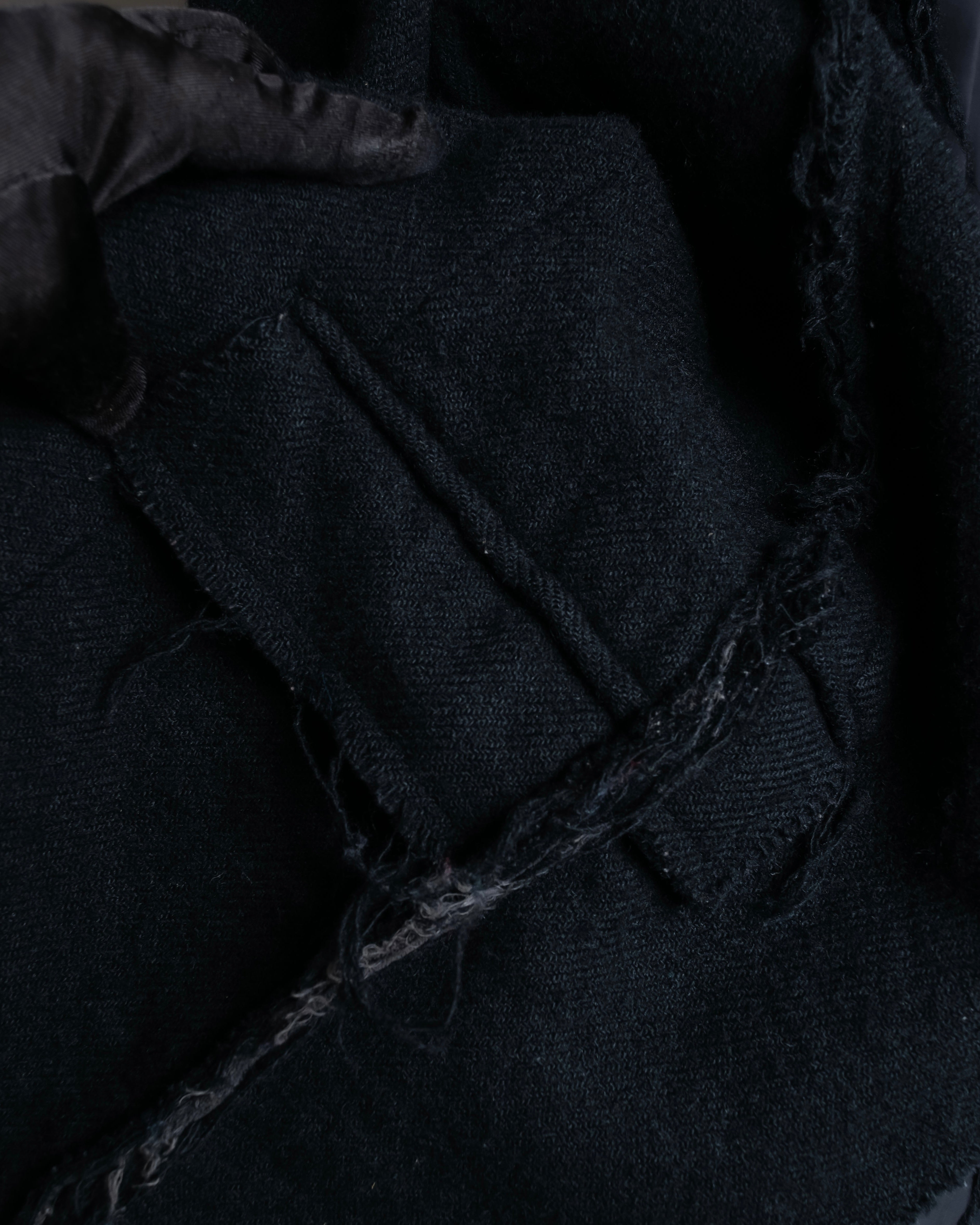 "tricot COMME des GARCONS" Fringe cut design tailored jacket