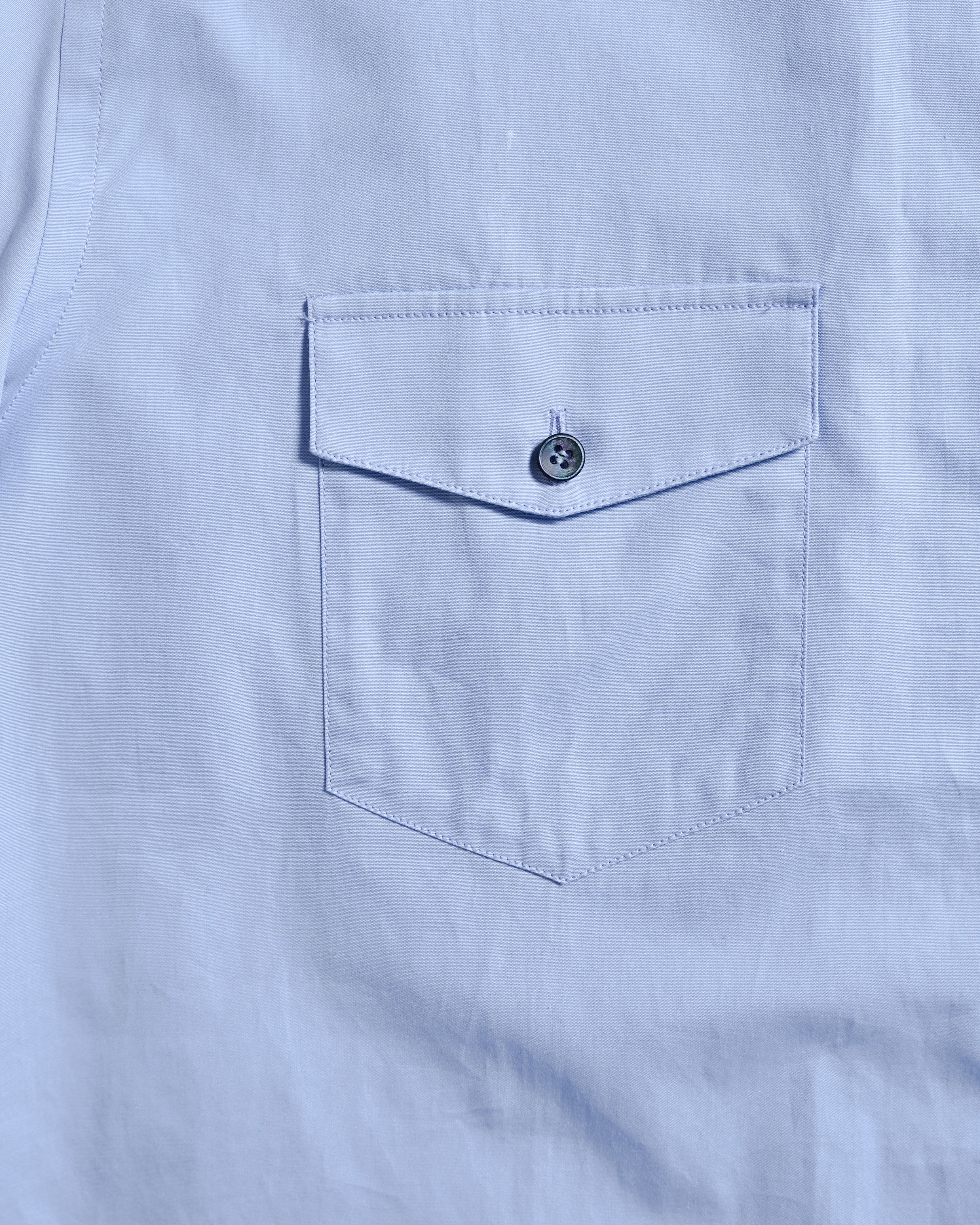 DOLCE & GABBANA (Gold)/ Oversized Design Short Sleeves Shirt Blue