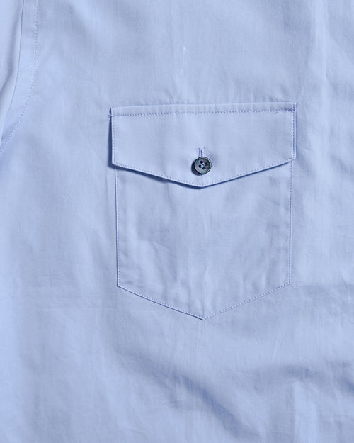 DOLCE & GABBANA (Gold)/ Oversized Design Short Sleeves Shirt Blue