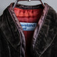 "Vintage stand collar short velour jacket"