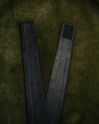 -SPECIAL- “CHANEL” Late 80’s-90’s gold button satin neck tie