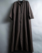 "pas de calais" compact collar long dress