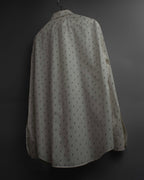 "CELINE" Musical note motif cotton shirt