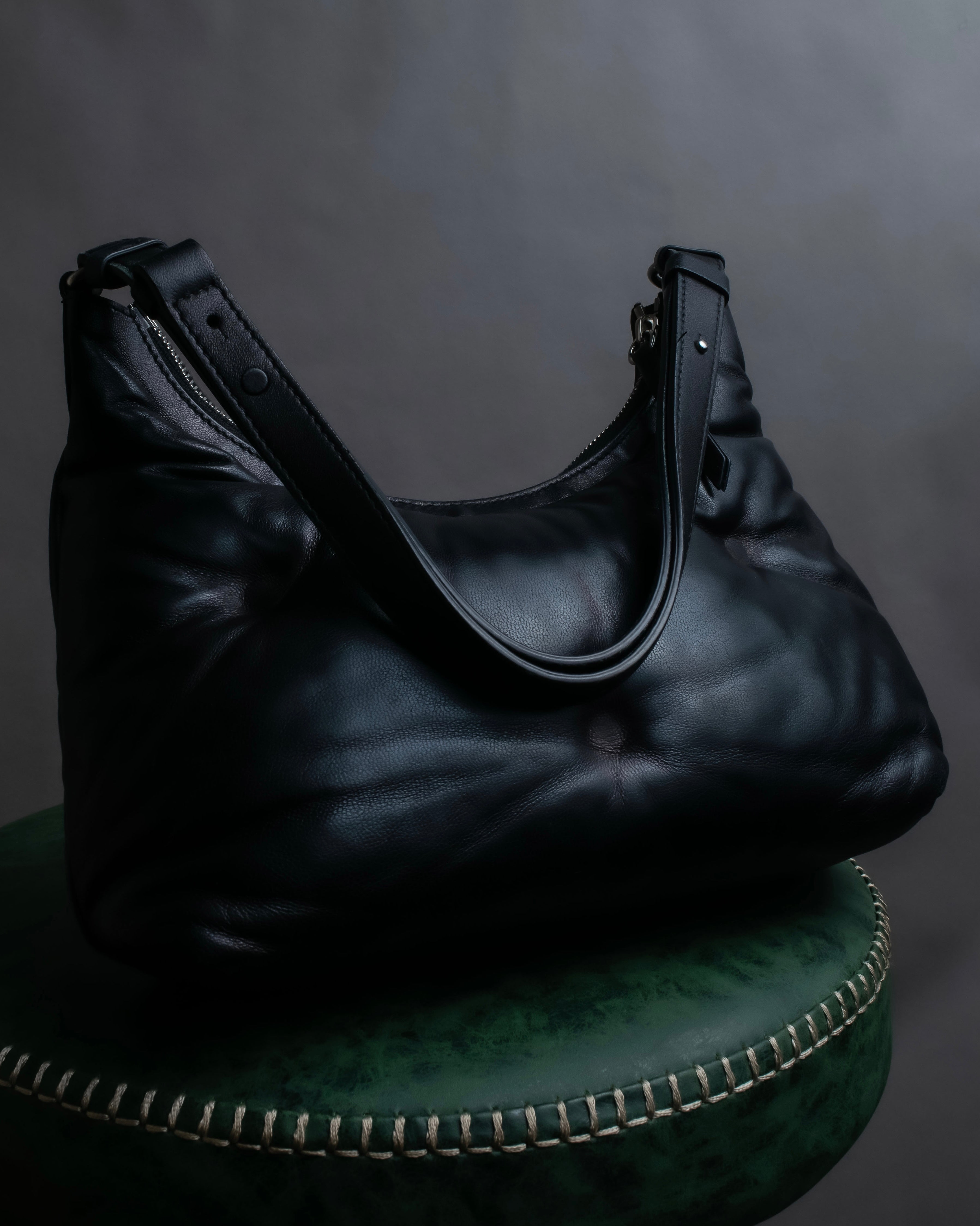 "MAISON MARGIELA" Glam Slam black one shoulder bag