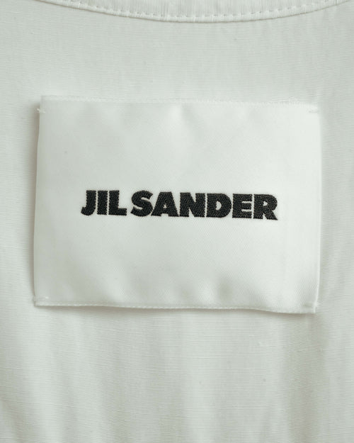 “JIL SANDER” Late 10’s-early 20’s Half-buttoned long shirt dress