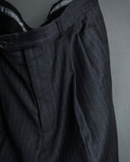 "ARMANI COLLEZIONI" Deep charcoal pinstripe set up