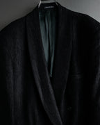 “Gianni Versace” 80’s-90’s Shadowed-texture tailored jacket