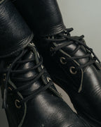 “COMME des GARÇONS HOMME”
00’s-10’s Double buckle leather combat boots