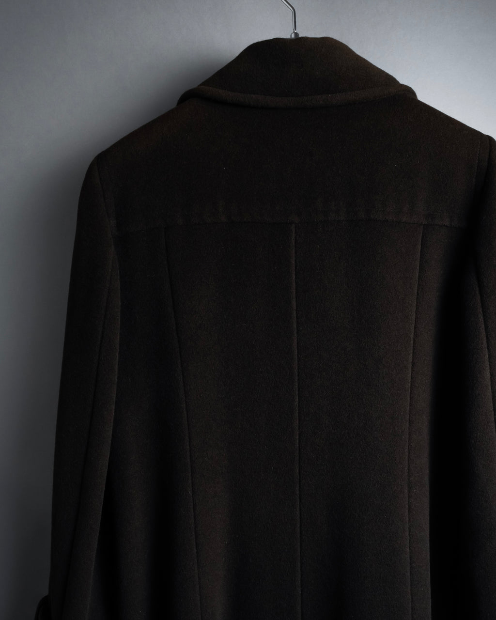 "MAX&Co." 90's Classic maxi-length angora mix long coat