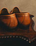 "GUCCI" 80's-90's Classic horsebit leather loafers