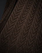 “Christian Dior SPORTS” 90’s Shawl collar cable knit cardigan