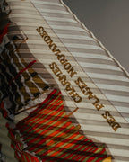 -SPECIAL- "Hermès" 90's-00's Accordion pleated scarf