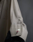 "CHRISTIAN DIOR MONSIEUR" 80's Marc Bohan design woven shirt