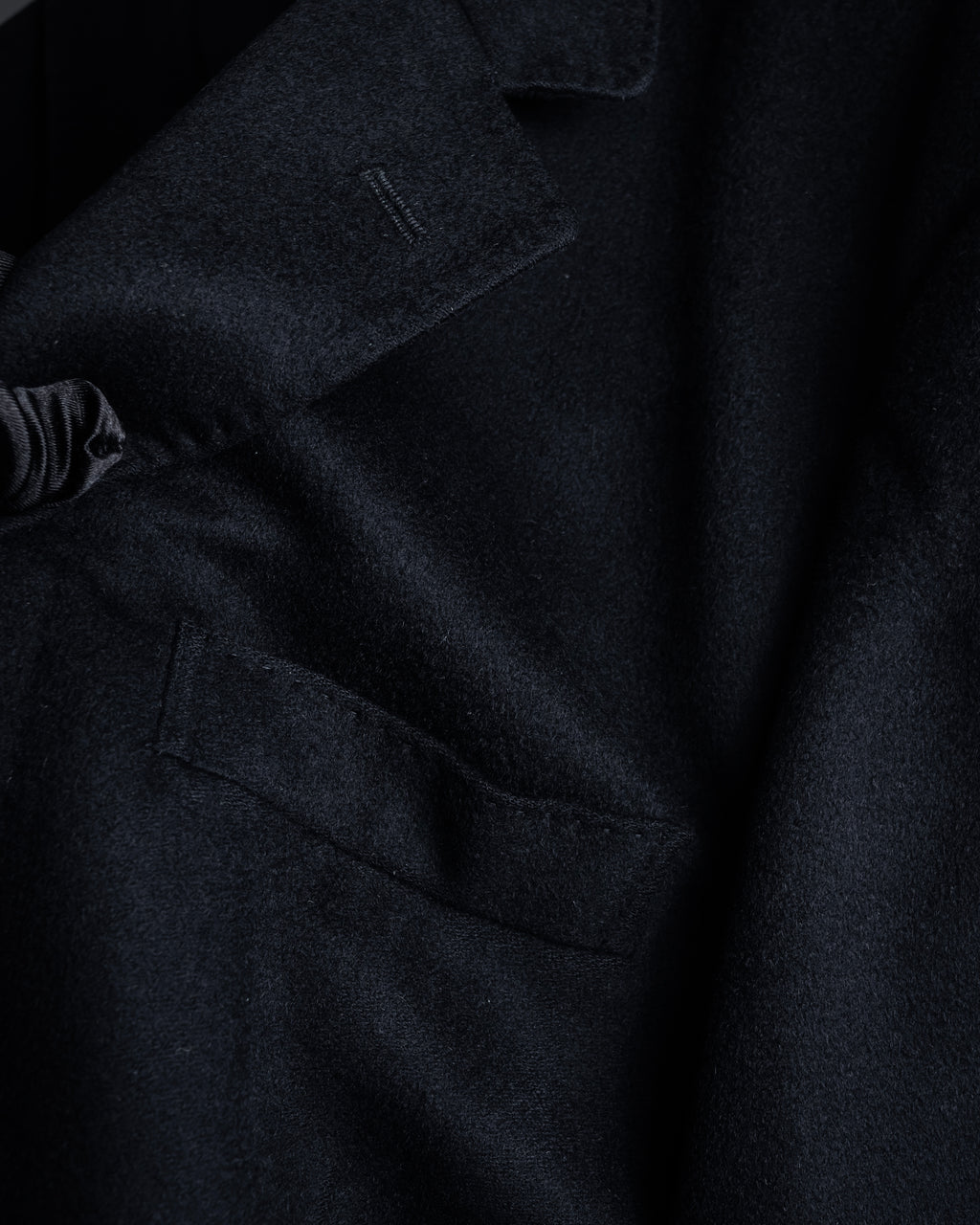 "PIERRE BALMAIN" Classic tailoring 100% cashmere chester coat