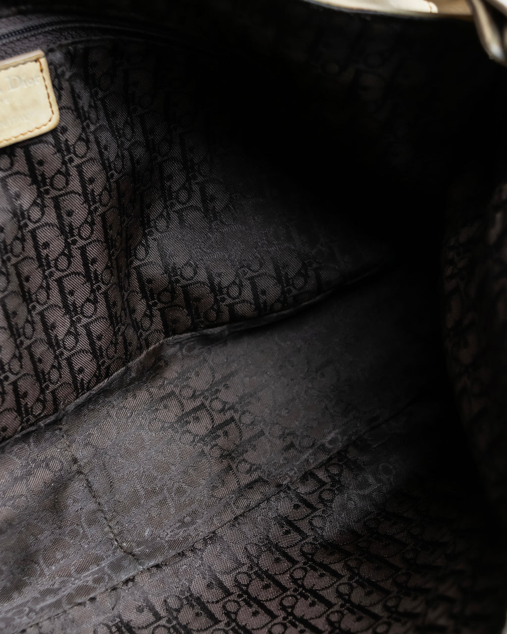 "Christian Dior" Gaucho saddle one shoulder leather bag