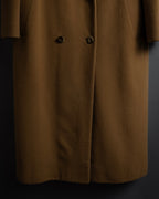 "BURBERRYS" 80's-90's Camel tone cashmere mix chester coat