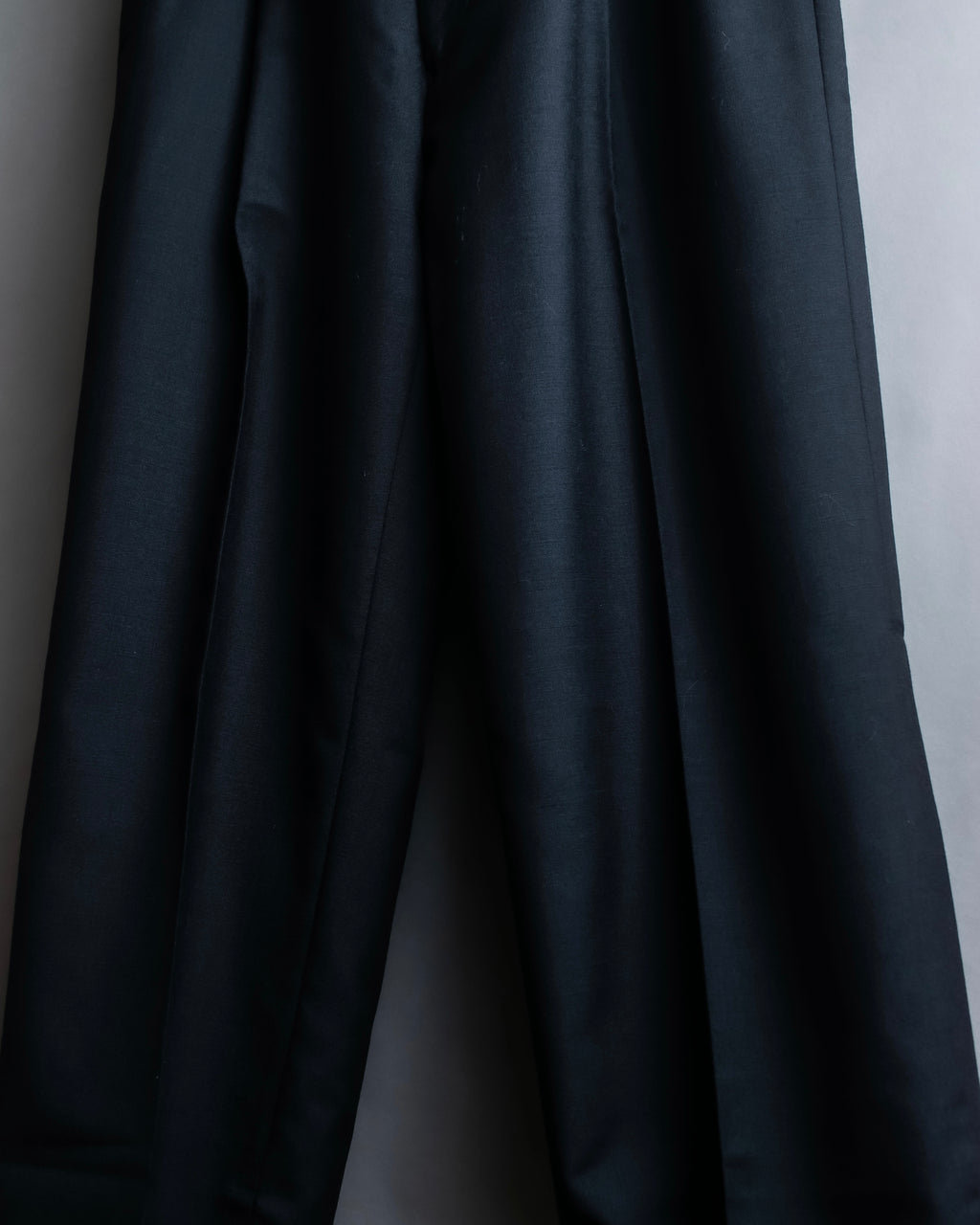 "Christian Dior" Mohair blend straight silhouette slacks