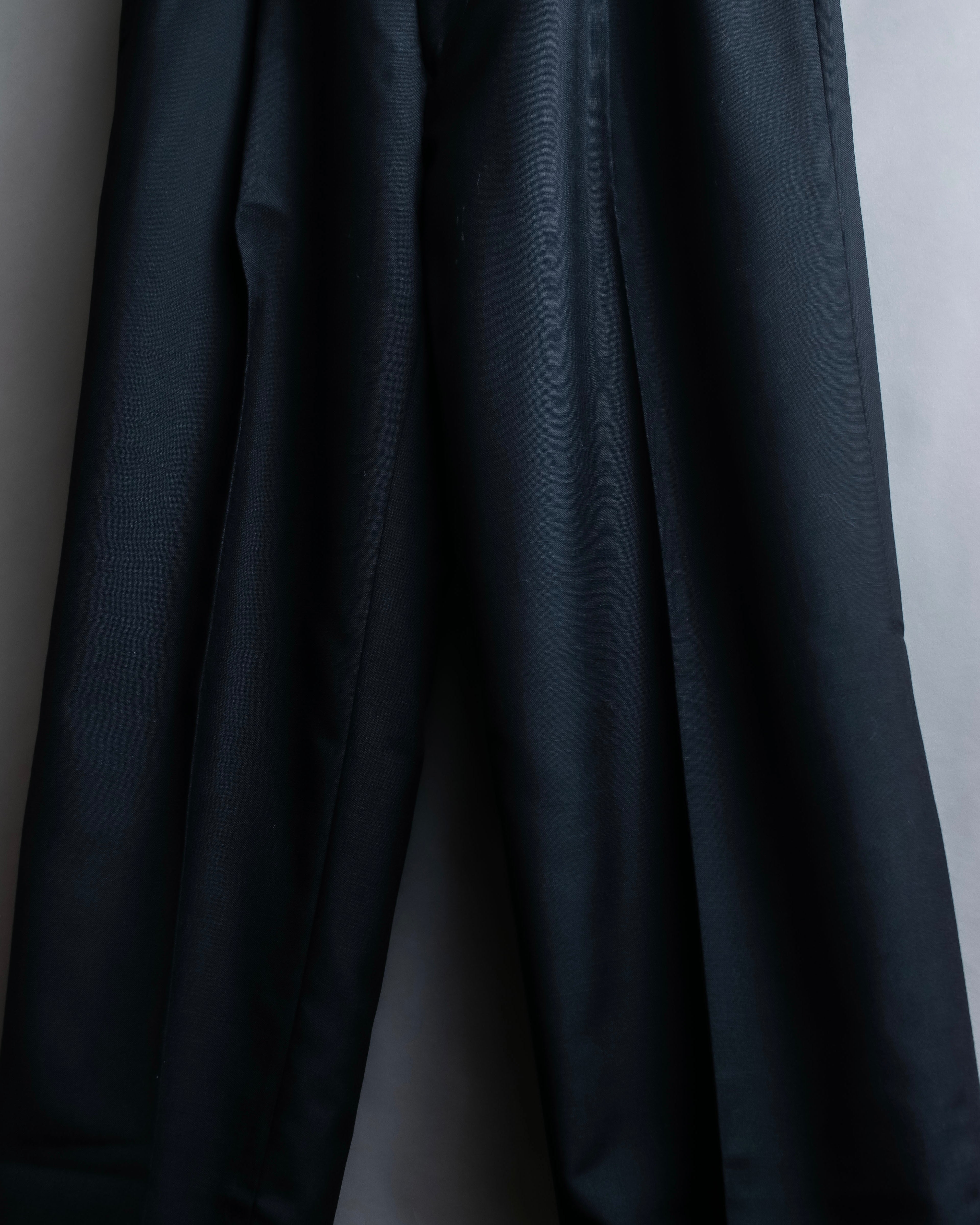 "Christian Dior" Mohair blend straight silhouette slacks