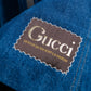 "GUCCI" Logo lapel design one wash flare denim