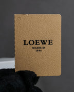 "LOEWE" Logo engraved leather card case