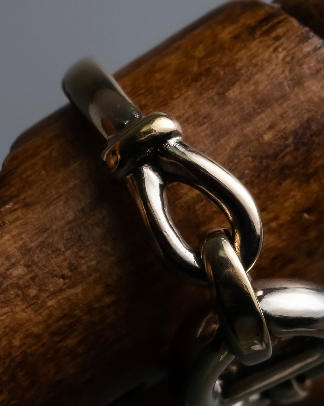 "Christian Dior" CD logo motif silver ring