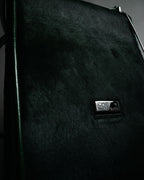 “GUCCI“ 90’s-00’s pony hair structured shoulder bag