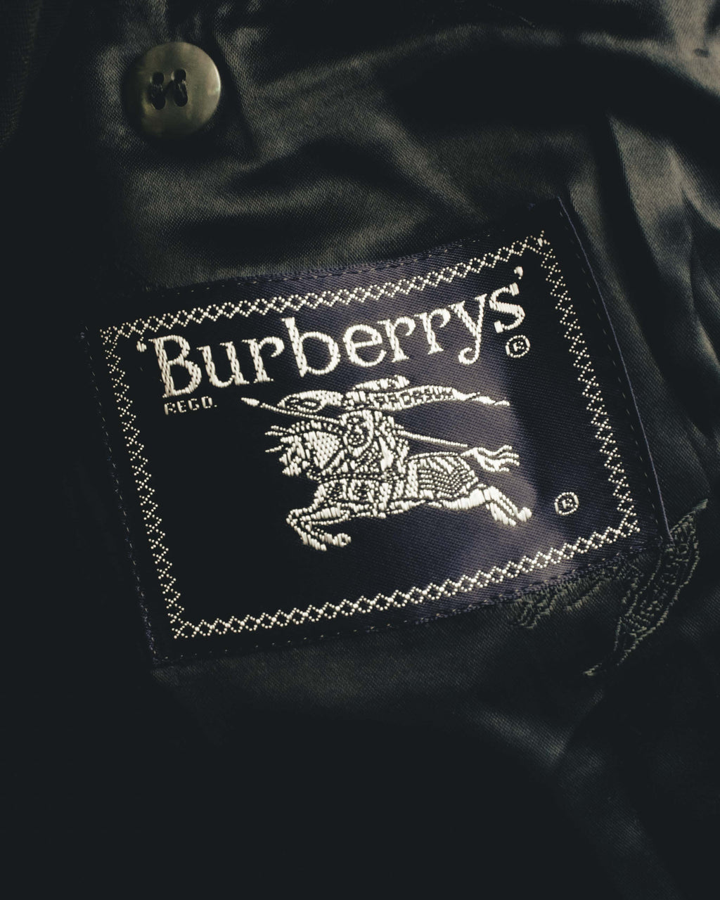 "Burberrys" 80's-90's Classic double-breasted wool overcoat