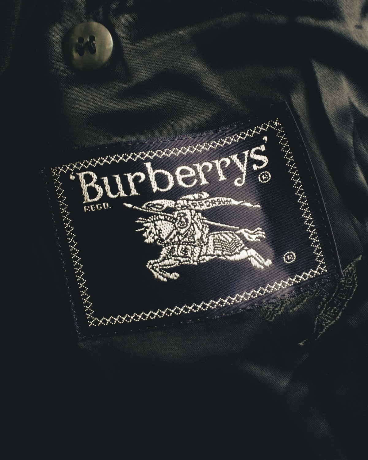 "Burberrys" 80's-90's Classic double-breasted wool overcoat