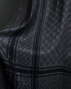 "GUCCI" GG pattern glitter blend woven large stole