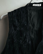 –SPECIAL– “ISSEY MIYAKE” 80’s-90’s crushed velvet utility vest