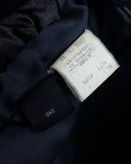 "BURBERRYS" High density wool stand collar coat