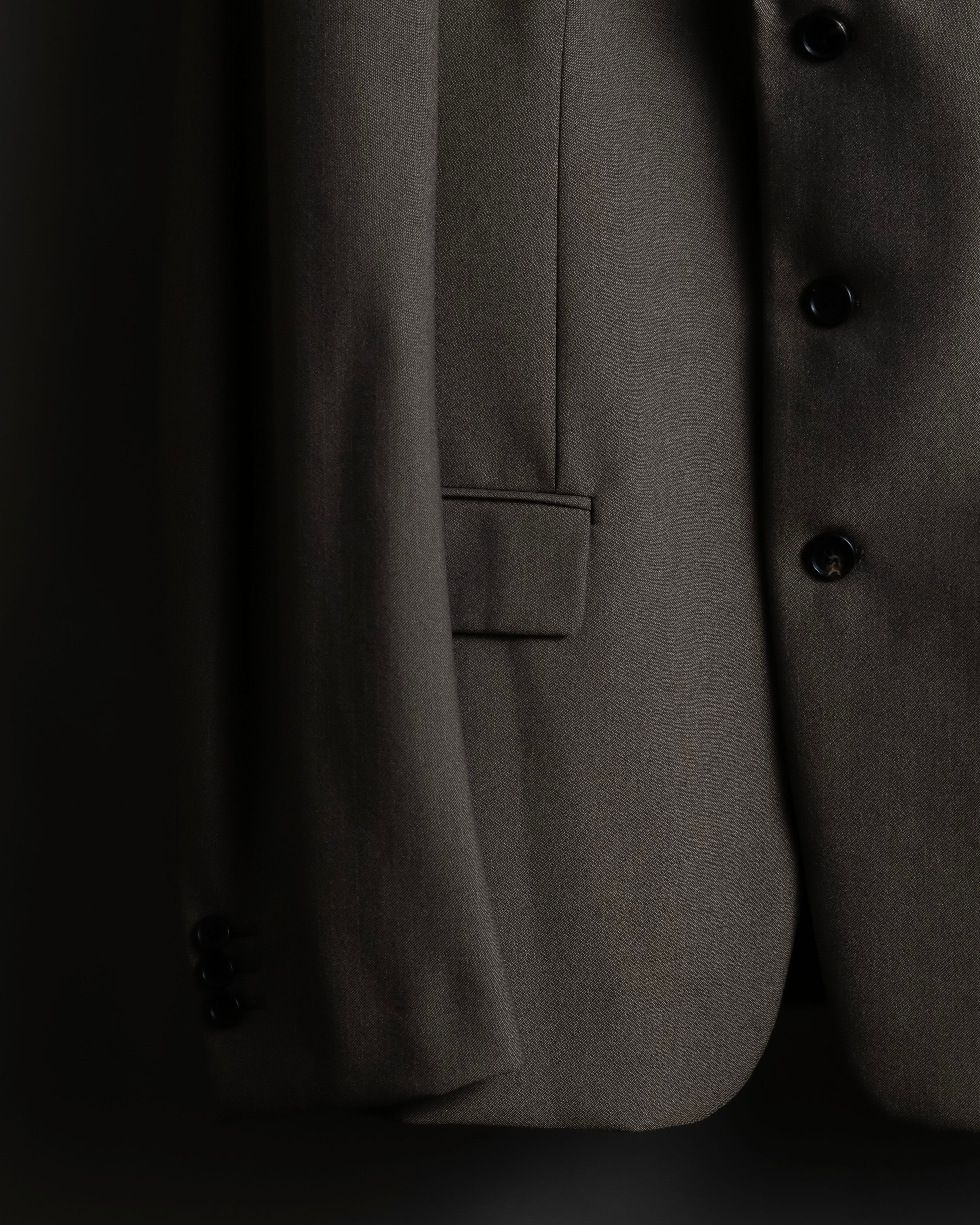 "PRADA" 3 button oversized tailored jacket