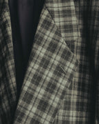 "COMME des GARÇONS HOMME" 90's Plaid wool blazer