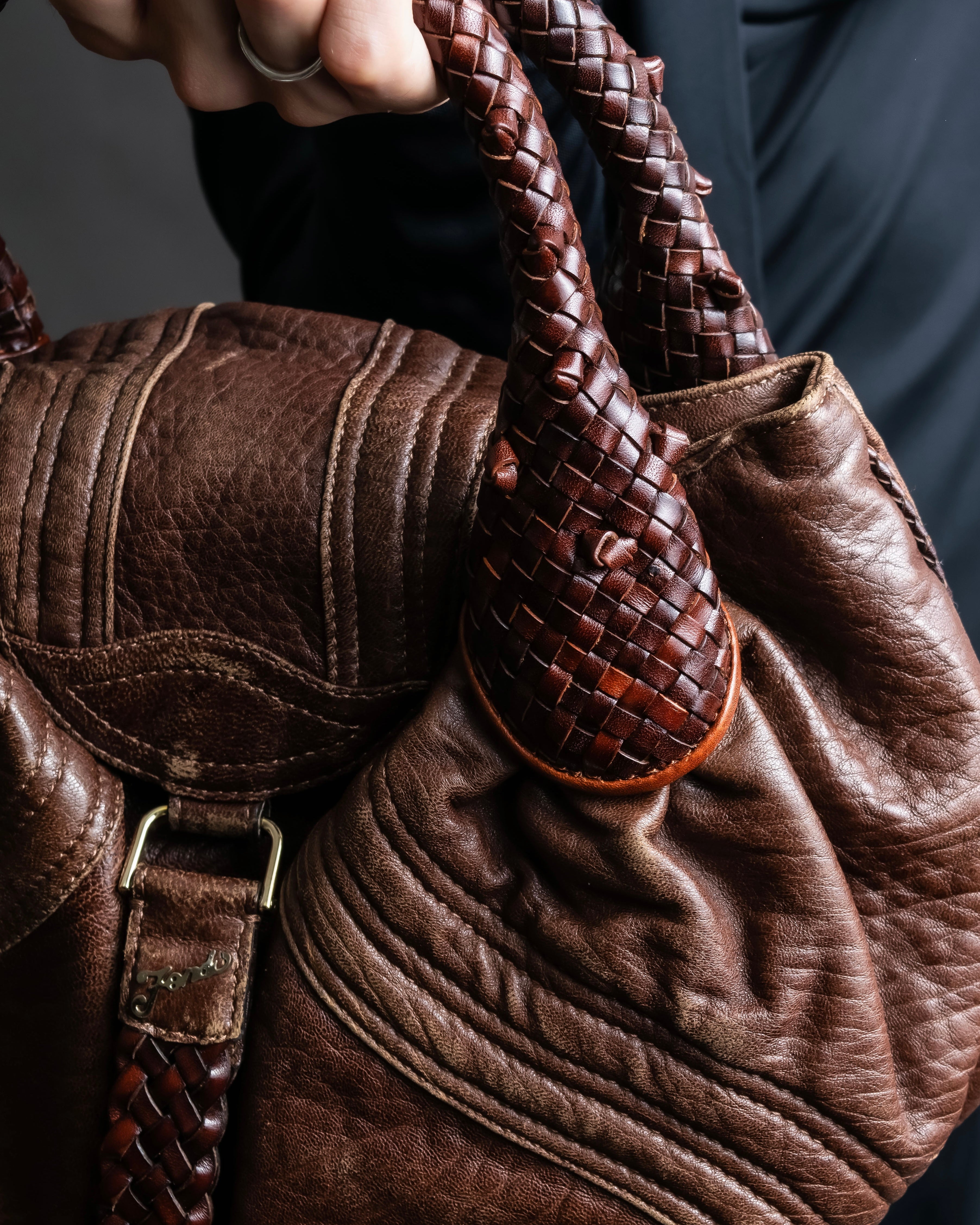 "FENDI" Brown color edition Spy bag