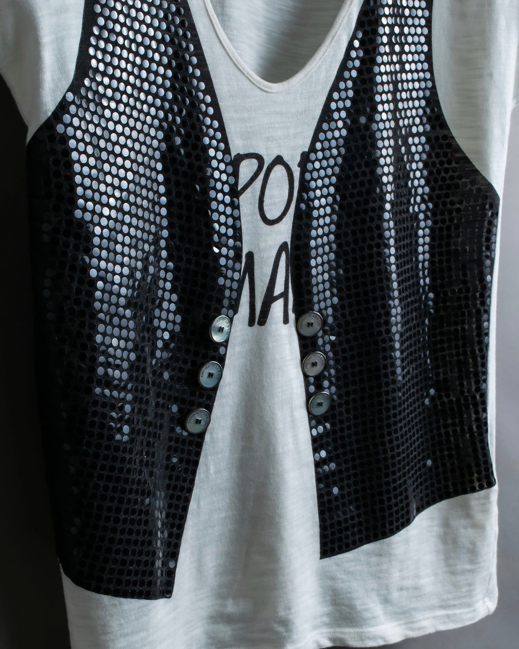 "Emporio Armani" Trompe l'oeil design T-shirt