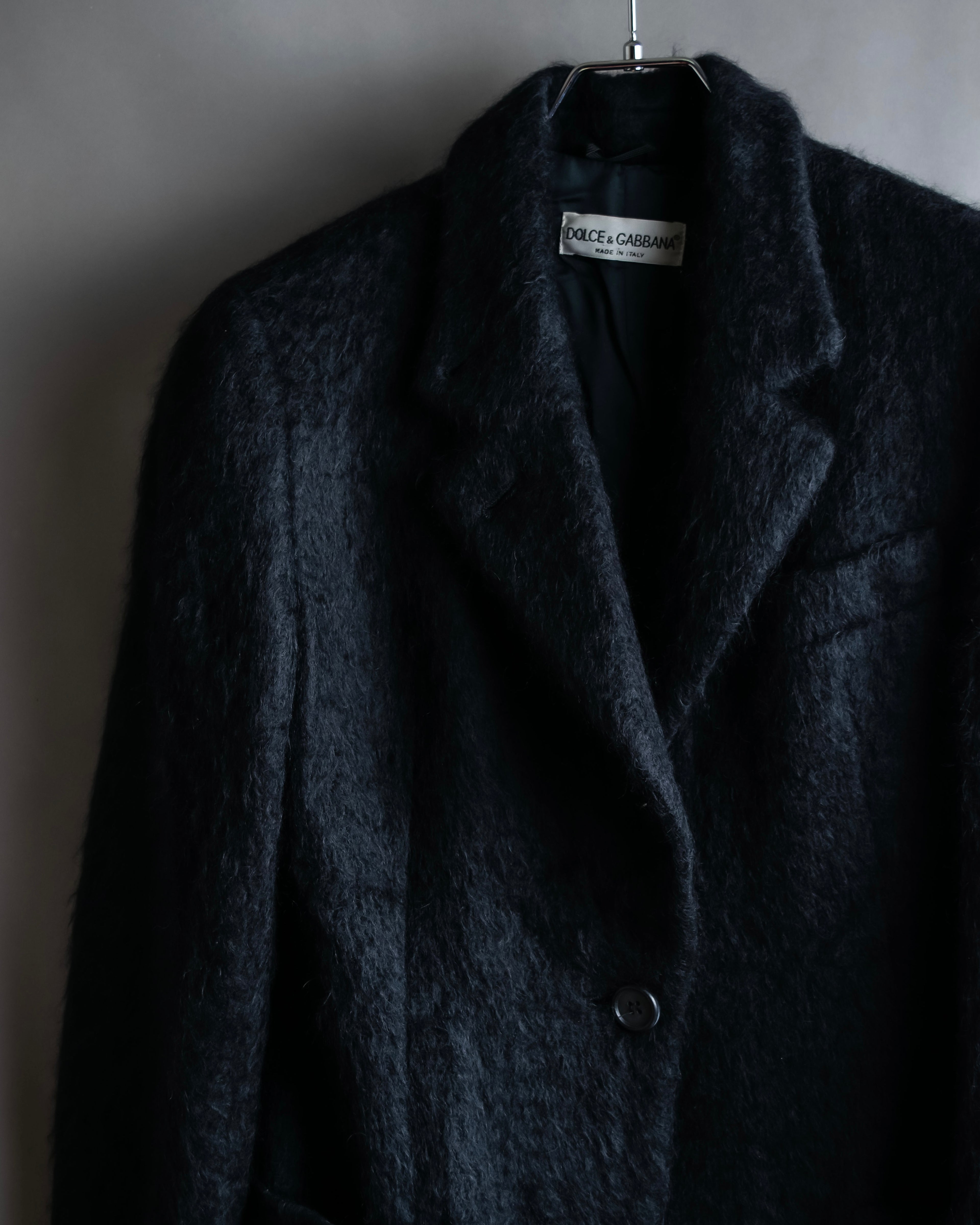 "DOLCE & GABBANA" Lightly brushed shaped tailored jacket