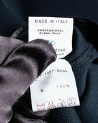 "GUCCI" Leather piping design box sleeve T-shirt