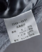 "BALENCIAGA" Alpaca blend maxi length shaped chester coat