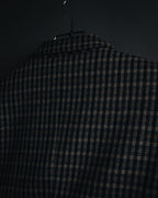 "Christian Dior SPORTS" 80’s-90’s british check tweed jacket