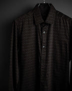 "GUCCI" Horsebit pattern shaped shirt