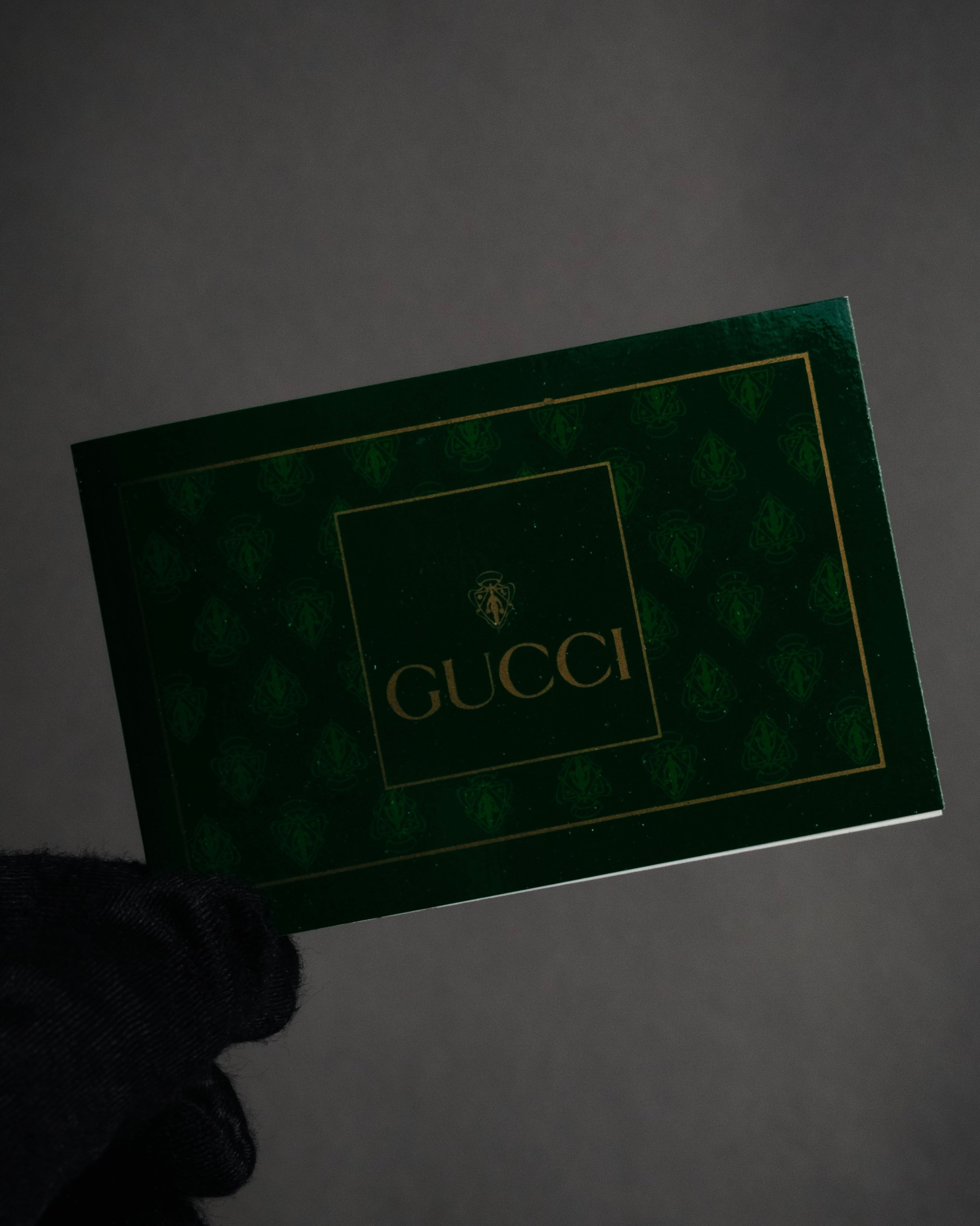 –SPECIAL– "GUCCI" 90’s Architectural oval hardware box calf handbag