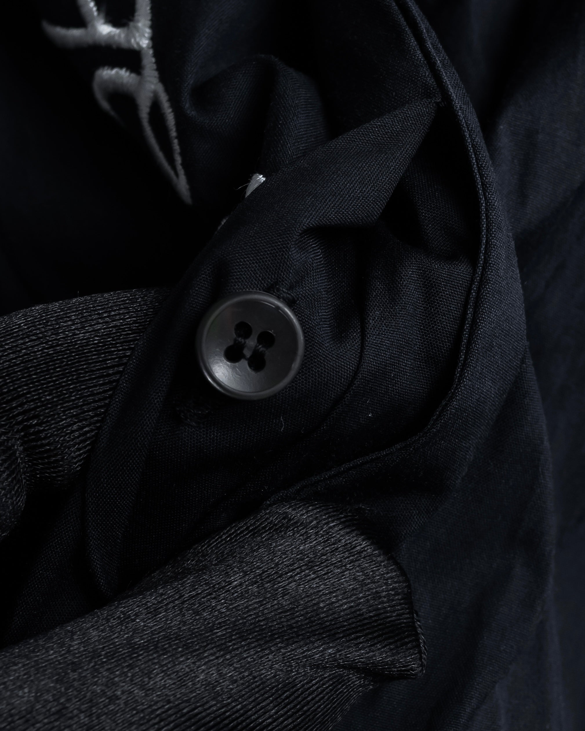 "Dolce & Gabbana" Logo embroidered tie design dress shirt