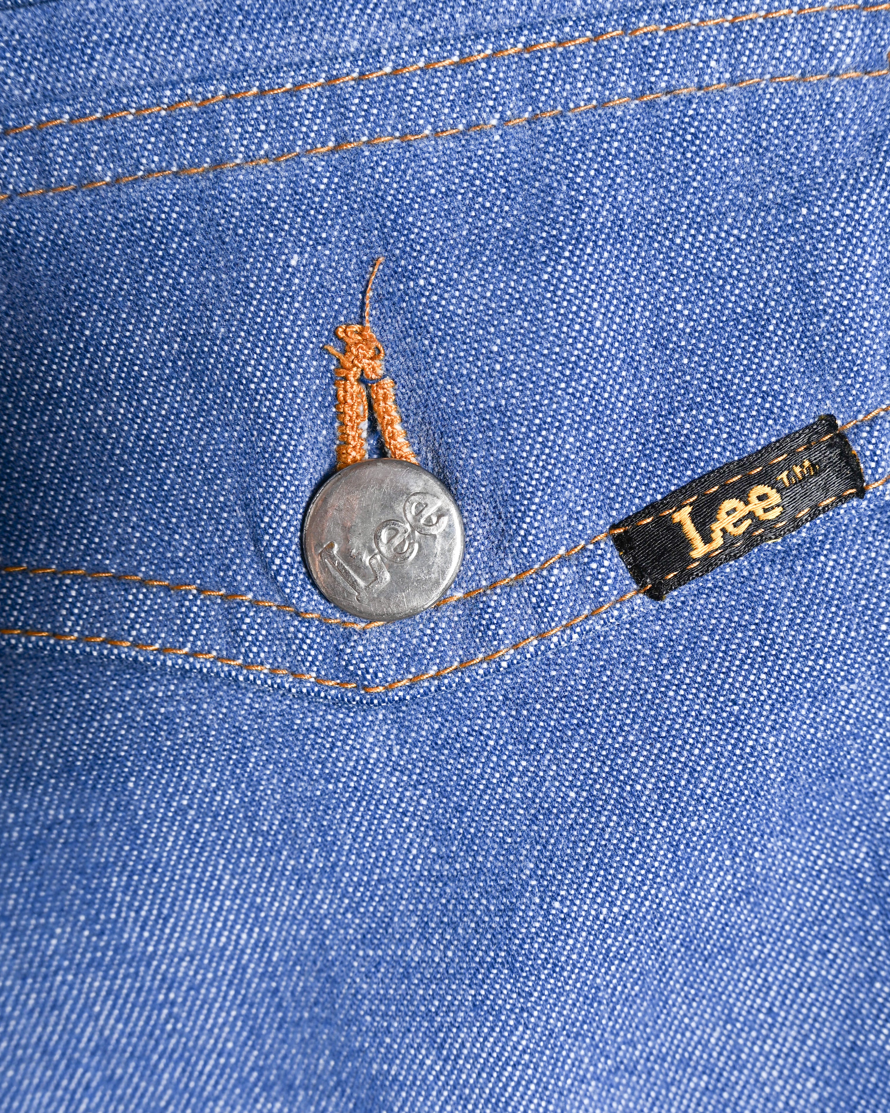 Lee/ Multi Pocket Designed Flare Silhouette Denim Blue