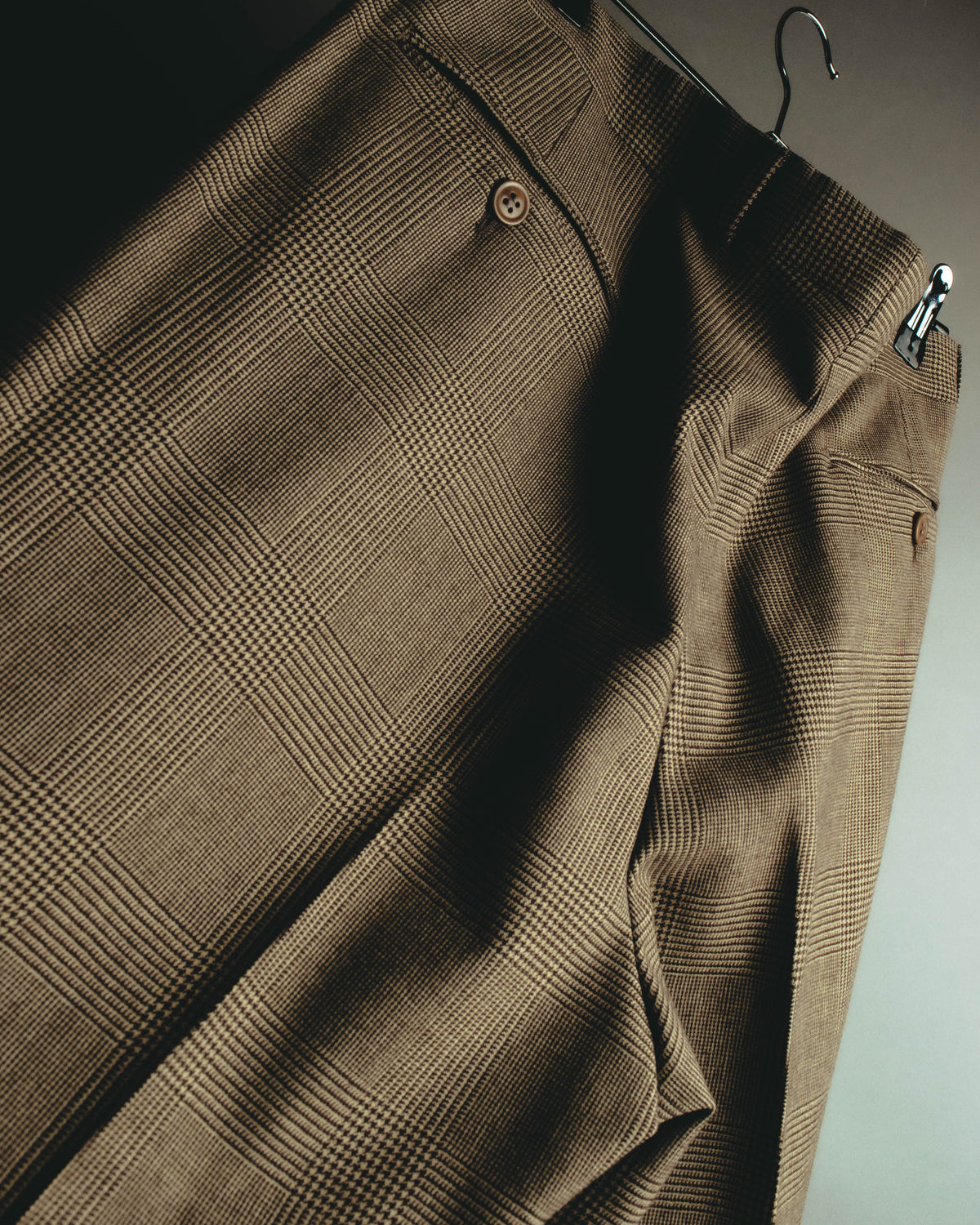 "ARMANI COLLEZIONI" 00's Cashmere blend glen check two piece suit