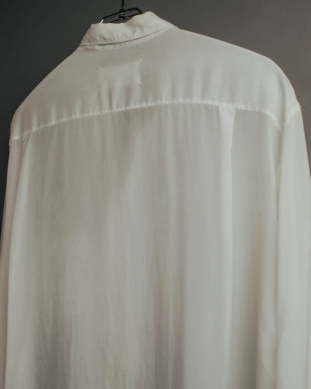 “Maison Margiela” 2018’s-20’s Cupro sheer white shirt