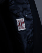 "STUDIO 0001 BY FERRE" Structured silhouette super long chester coat