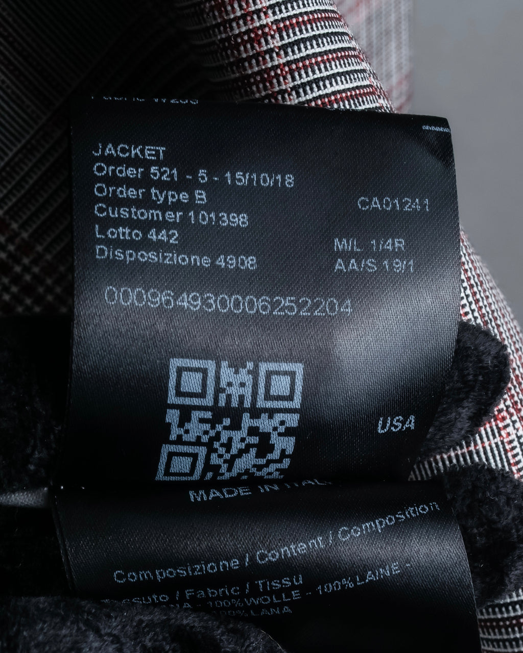 "Calvin Klein" Glen check oversized double breasted jacket