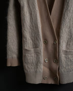 "Chloe" Angora mix standing up long cardigan